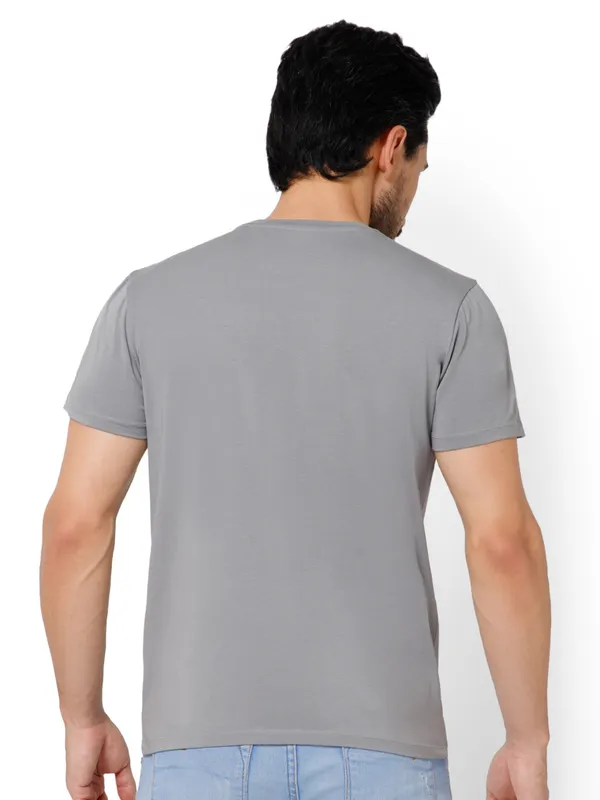 OXYZONE_Solid_Crew_Neck_T-Shirt_for_Men_Half_Sleeve_Breathable,_Comfortable_Solid_Tees_for_Casual_Wear