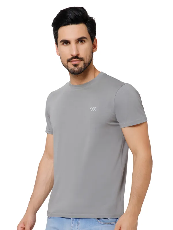 OXYZONE_Solid_Crew_Neck_T-Shirt_for_Men_Half_Sleeve_Breathable,_Comfortable_Solid_Tees_for_Casual_Wear