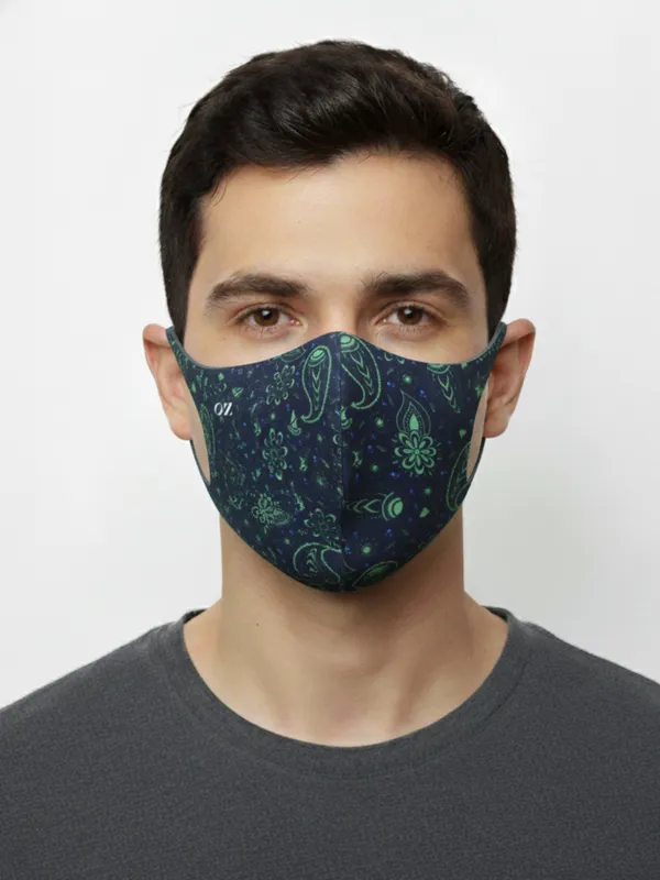 OXYZONE_Face_Mask_-_Antibacterial_Neoprene_Mix_Color_Snug_Fit_Mask_Pack_of_3_-_Outdoor_Protection_for_All!_Breathable_&_Stylish_Unisex_Face_Mask_for_Ultimate_Comfort