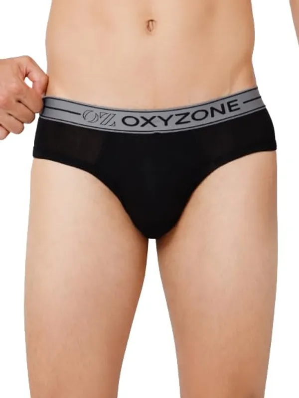 OXYZONE_Men's_Modal_Solid_Brief_with_Sweat-Absorbent_&_Anti-Odour_Fabric,_Lightweight,_Tag-Free,_Breathable_Innerwear_with_Outer_Soft_Waistband