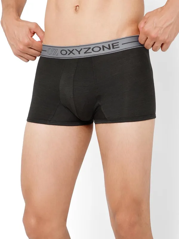 OXYZONE_Solid_Modal_Underwear_Trunk_for_Men_with_Sweat-Absorbent_&_Lightweight_Stretchy_Fabric,_3X_Softer_Than_Cotton_&_Tag-Free,_Breathable_Innerwear_with_Soft_Waistband