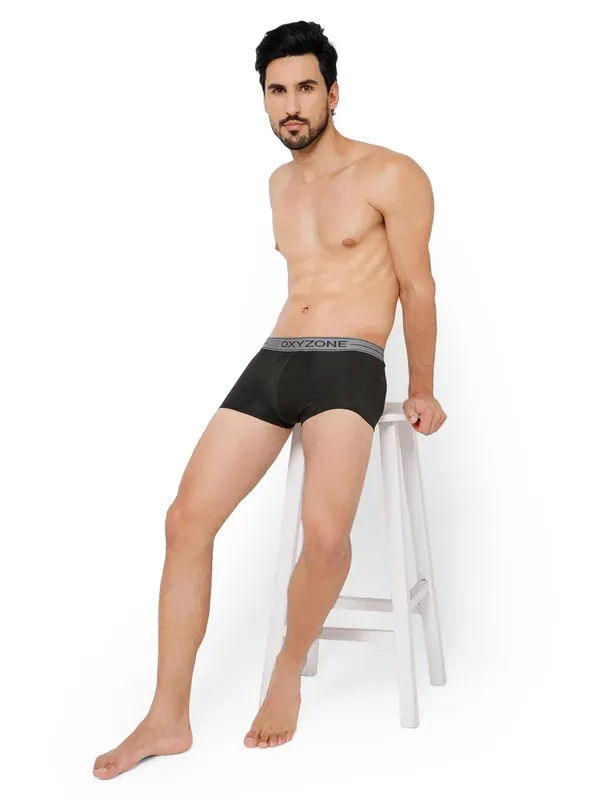 OXYZONE_Solid_Modal_Underwear_Trunk_for_Men_with_Sweat-Absorbent_&_Lightweight_Stretchy_Fabric,_3X_Softer_Than_Cotton_&_Tag-Free,_Breathable_Innerwear_with_Soft_Waistband