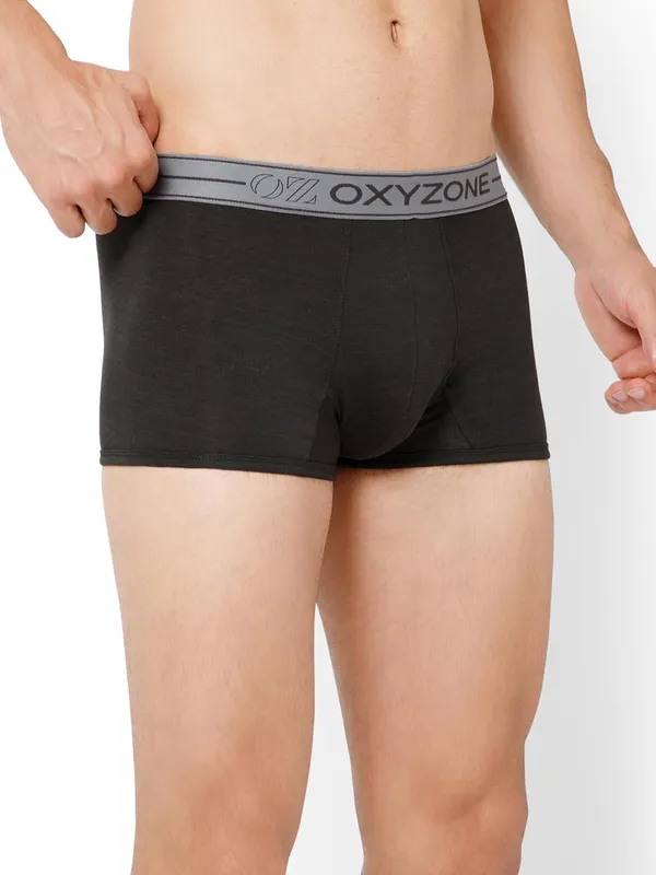 OXYZONE_Solid_Modal_Underwear_Trunk_for_Men_with_Sweat-Absorbent_&_Lightweight_Stretchy_Fabric,_3X_Softer_Than_Cotton_&_Tag-Free,_Breathable_Innerwear_with_Soft_Waistband