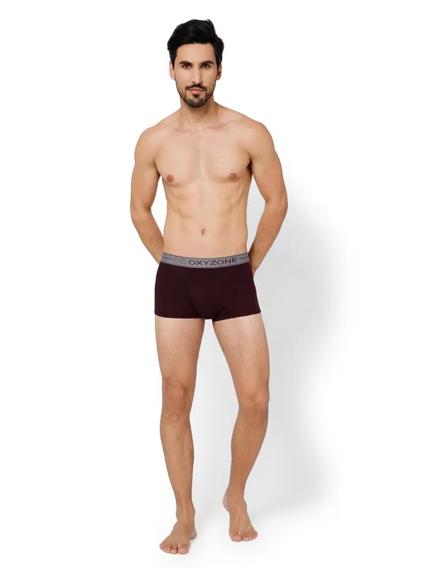 OXYZONE_Solid_Modal_Underwear_Trunk_for_Men_with_Sweat-Absorbent_&_Lightweight_Stretchy_Fabric,_3X_Softer_Than_Cotton_&_Tag-Free,_Breathable_Innerwear_with_Soft_Waistband