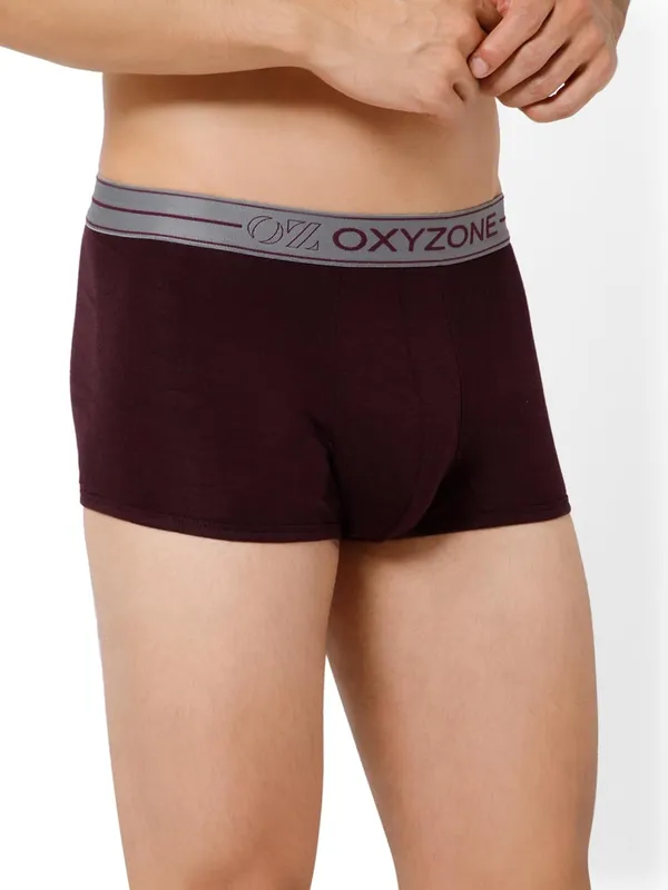 OXYZONE_Solid_Modal_Underwear_Trunk_for_Men_with_Sweat-Absorbent_&_Lightweight_Stretchy_Fabric,_3X_Softer_Than_Cotton_&_Tag-Free,_Breathable_Innerwear_with_Soft_Waistband