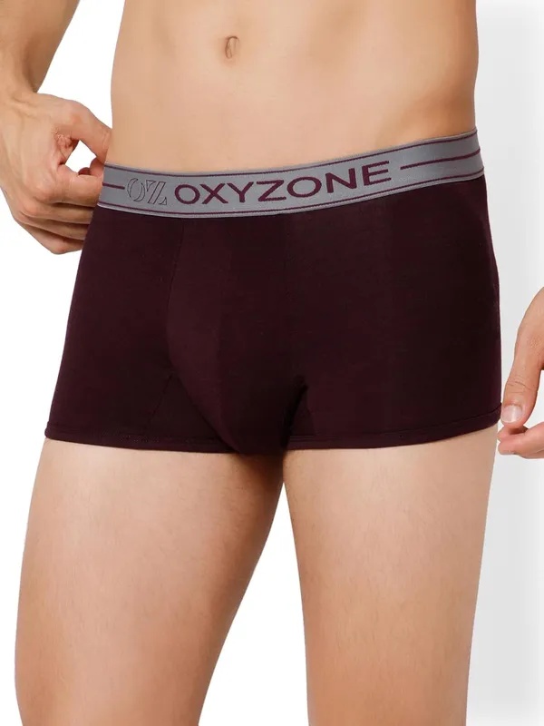 OXYZONE_Solid_Modal_Underwear_Trunk_for_Men_with_Sweat-Absorbent_&_Lightweight_Stretchy_Fabric,_3X_Softer_Than_Cotton_&_Tag-Free,_Breathable_Innerwear_with_Soft_Waistband
