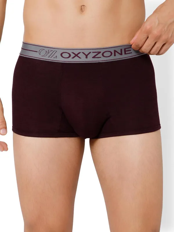 OXYZONE_Solid_Modal_Underwear_Trunk_for_Men_with_Sweat-Absorbent_&_Lightweight_Stretchy_Fabric,_3X_Softer_Than_Cotton_&_Tag-Free,_Breathable_Innerwear_with_Soft_Waistband