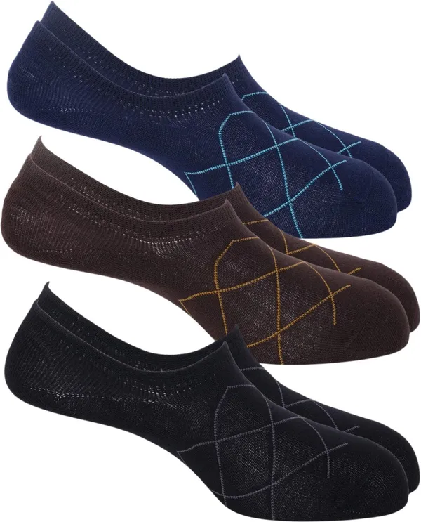 Pack_Of_3_Black_And_Brown_And_Navy_Blue_Mercerized_Cotton_Geometric_Print_Sock_For_Men_And_Women