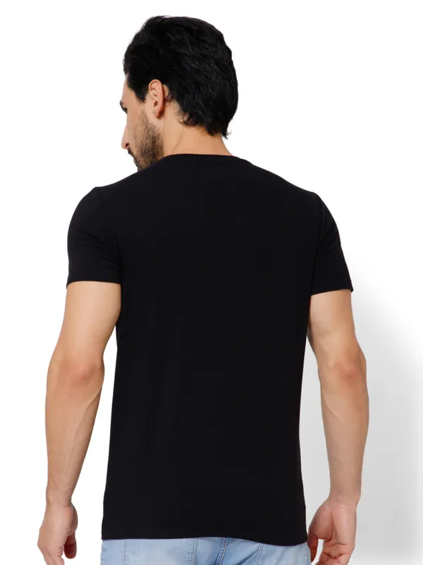OXYZONE_Solid_Crew_Neck_T-Shirt_for_Men_Half_Sleeve_Breathable,_Comfortable_Solid_Tees_for_Casual_Wear