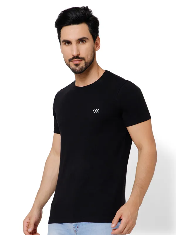 OXYZONE_Solid_Crew_Neck_T-Shirt_for_Men_Half_Sleeve_Breathable,_Comfortable_Solid_Tees_for_Casual_Wear