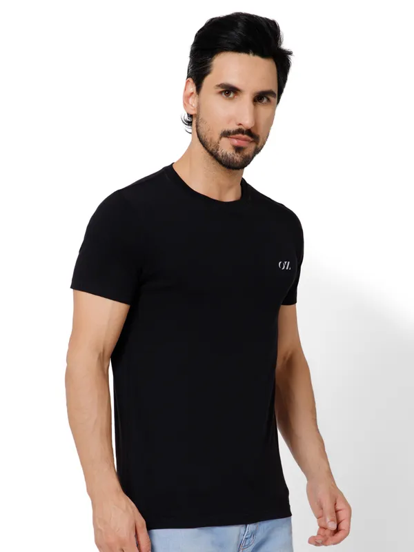 OXYZONE_Solid_Crew_Neck_T-Shirt_for_Men_Half_Sleeve_Breathable,_Comfortable_Solid_Tees_for_Casual_Wear