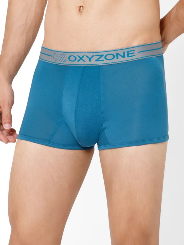 OXYZONE_Solid_Modal_Underwear_Trunk_for_Men_with_Sweat-Absorbent_&_Lightweight_Stretchy_Fabric,_3X_Softer_Than_Cotton_&_Tag-Free,_Breathable_Innerwear_with_Soft_Waistband