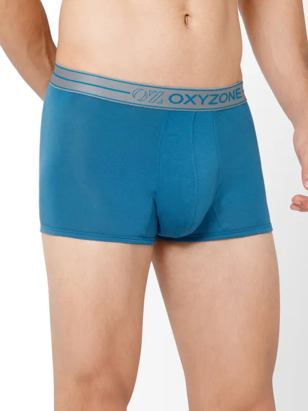 OXYZONE_Solid_Modal_Underwear_Trunk_for_Men_with_Sweat-Absorbent_&_Lightweight_Stretchy_Fabric,_3X_Softer_Than_Cotton_&_Tag-Free,_Breathable_Innerwear_with_Soft_Waistband