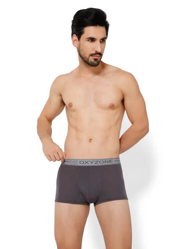 OXYZONE_Solid_Modal_Underwear_Trunk_for_Men_with_Sweat-Absorbent_&_Lightweight_Stretchy_Fabric,_3X_Softer_Than_Cotton_&_Tag-Free,_Breathable_Innerwear_with_Soft_Waistband