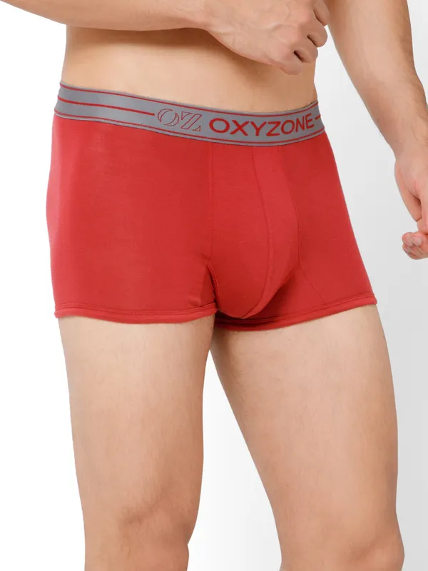OXYZONE_Men’s_Trunks_–_Ultra-Soft_Comfort_Fit_with_Elastic_Waistband,_Premium_Pima_Cotton-Modal_Blend_Underwear_(Maroon)