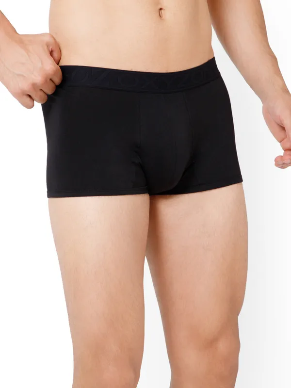 OXYZONE_Supima_Cotton_Solid_Underwear_Trunk_for_Men_with_Sweat-Absorbent_&_Anti-Odour_Fabric,_Lightweight,_Tag-Free,_Breathable_Innerwear_with_Outer_Soft_Waistband