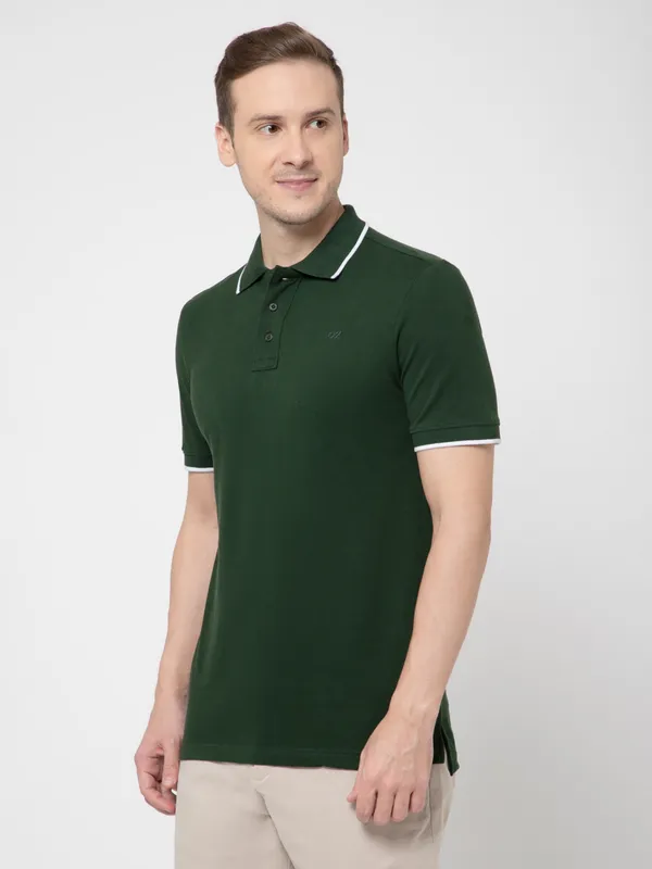 OXYZONE_Solid_Cotton_Polo_T_Shirt_for_Men,_Half_Sleeve_Tees,_Slim_Fit_Casual_Mens_Polo_Tshirt,_Everyday_Wear_Soft_&_Breathable_Fabric_Cotton_T-Shirt_for_Man