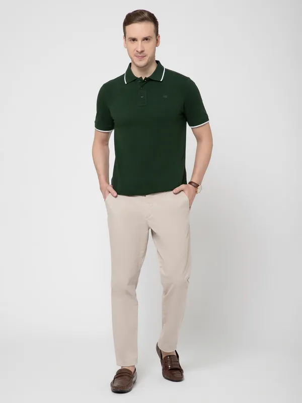 OXYZONE_Solid_Cotton_Polo_T_Shirt_for_Men,_Half_Sleeve_Tees,_Slim_Fit_Casual_Mens_Polo_Tshirt,_Everyday_Wear_Soft_&_Breathable_Fabric_Cotton_T-Shirt_for_Man