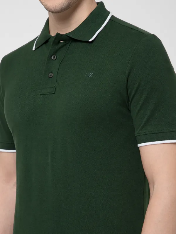 OXYZONE_Solid_Cotton_Polo_T_Shirt_for_Men,_Half_Sleeve_Tees,_Slim_Fit_Casual_Mens_Polo_Tshirt,_Everyday_Wear_Soft_&_Breathable_Fabric_Cotton_T-Shirt_for_Man