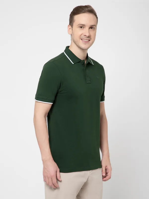OXYZONE_Solid_Cotton_Polo_T_Shirt_for_Men,_Half_Sleeve_Tees,_Slim_Fit_Casual_Mens_Polo_Tshirt,_Everyday_Wear_Soft_&_Breathable_Fabric_Cotton_T-Shirt_for_Man