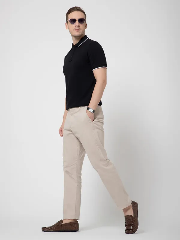 OXYZONE_Solid_Cotton_Polo_T_Shirt_for_Men,_Half_Sleeve_Tees,_Slim_Fit_Casual_Mens_Polo_Tshirt,_Everyday_Wear_Soft_&_Breathable_Fabric_Cotton_T-Shirt_for_Man