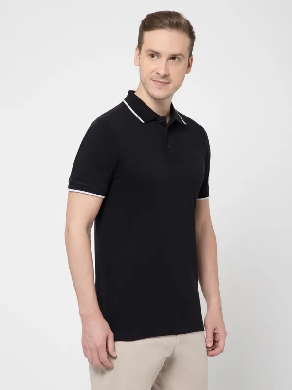 OXYZONE_Solid_Cotton_Polo_T_Shirt_for_Men,_Half_Sleeve_Tees,_Slim_Fit_Casual_Mens_Polo_Tshirt,_Everyday_Wear_Soft_&_Breathable_Fabric_Cotton_T-Shirt_for_Man