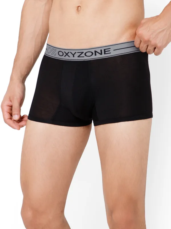 OXYZONE_Solid_Modal_Underwear_Trunk_for_Men_with_Sweat-Absorbent_&_Lightweight_Stretchy_Fabric,_3X_Softer_Than_Cotton_&_Tag-Free,_Breathable_Innerwear_with_Soft_Waistband