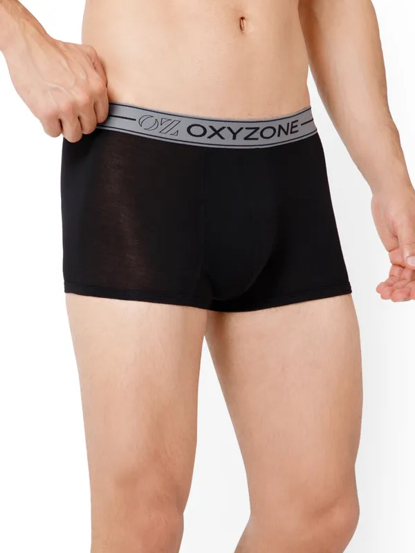 OXYZONE_Solid_Modal_Underwear_Trunk_for_Men_with_Sweat-Absorbent_&_Lightweight_Stretchy_Fabric,_3X_Softer_Than_Cotton_&_Tag-Free,_Breathable_Innerwear_with_Soft_Waistband