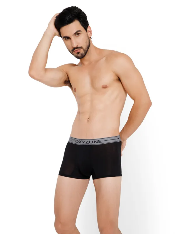 OXYZONE_Solid_Modal_Underwear_Trunk_for_Men_with_Sweat-Absorbent_&_Lightweight_Stretchy_Fabric,_3X_Softer_Than_Cotton_&_Tag-Free,_Breathable_Innerwear_with_Soft_Waistband