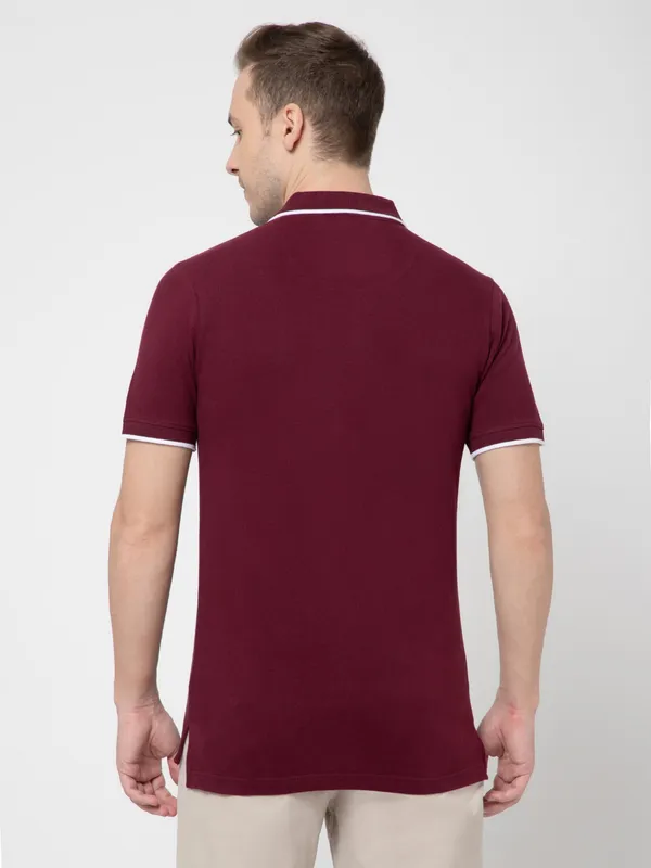 OXYZONE_Solid_Cotton_Polo_T_Shirt_for_Men,_Half_Sleeve_Tees,_Slim_Fit_Casual_Mens_Polo_Tshirt,_Everyday_Wear_Soft_&_Breathable_Fabric_Cotton_T-Shirt_for_Man