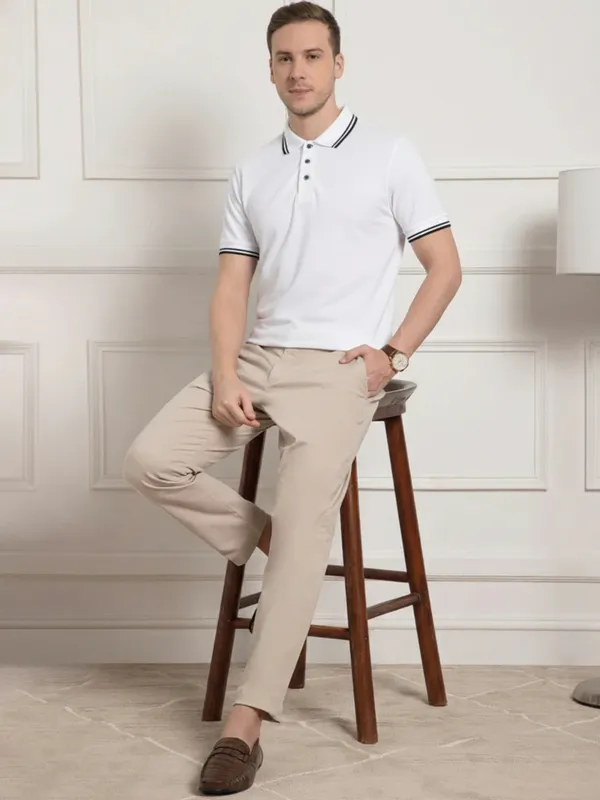 OXYZONE_Solid_Cotton_Polo_T_Shirt_for_Men,_Half_Sleeve_Tees,_Slim_Fit_Casual_Mens_Polo_Tshirt,_Everyday_Wear_Soft_&_Breathable_Fabric_Cotton_T-Shirt_for_Man