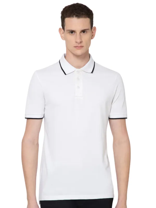 OXYZONE_Solid_Cotton_Polo_T_Shirt_for_Men,_Half_Sleeve_Tees,_Slim_Fit_Casual_Mens_Polo_Tshirt,_Everyday_Wear_Soft_&_Breathable_Fabric_Cotton_T-Shirt_for_Man