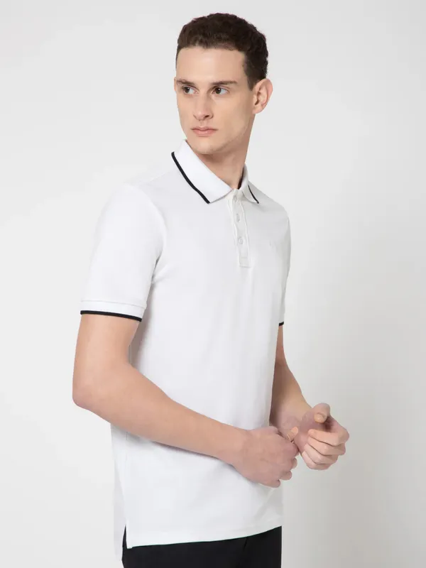 OXYZONE_Solid_Cotton_Polo_T_Shirt_for_Men,_Half_Sleeve_Tees,_Slim_Fit_Casual_Mens_Polo_Tshirt,_Everyday_Wear_Soft_&_Breathable_Fabric_Cotton_T-Shirt_for_Man