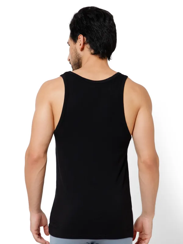 OXYZONE_Men's_Supima_Cotton_Vest_Super_Soft_Solid_Round_Neck_Sleeveless_Baniyan_Innerwear_for_Men,_Breathable,_Odour-Free,_Anti_Bacterial_Finish_Regular_Fit_Undershirt_-_Black