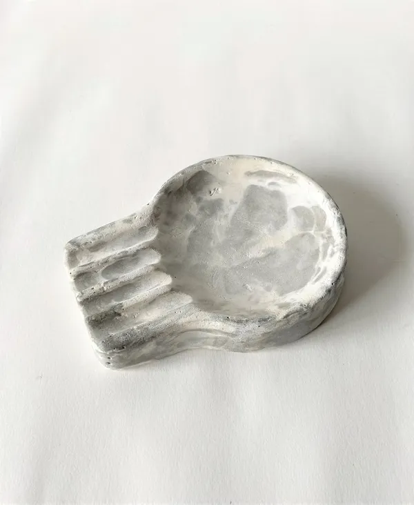 Ashcrash_Concrete_Ashtray_|_Marble_|_9.8L_X_12.9W_X_2.2H_Cm