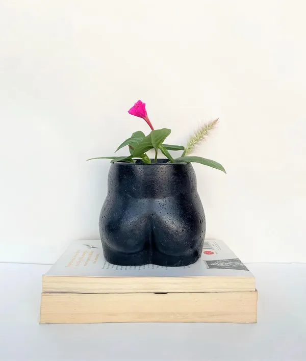 Black_Concrete_Decorative_Planter_Organizer_|_7.6L_X_10.1W_X_10.6H_Cm