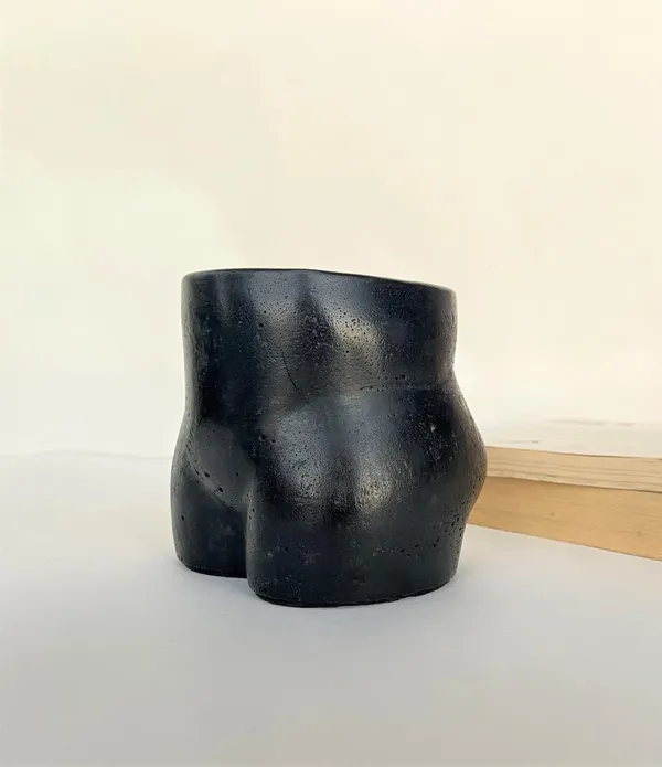 Black_Concrete_Decorative_Planter_Organizer_|_7.6L_X_10.1W_X_10.6H_Cm