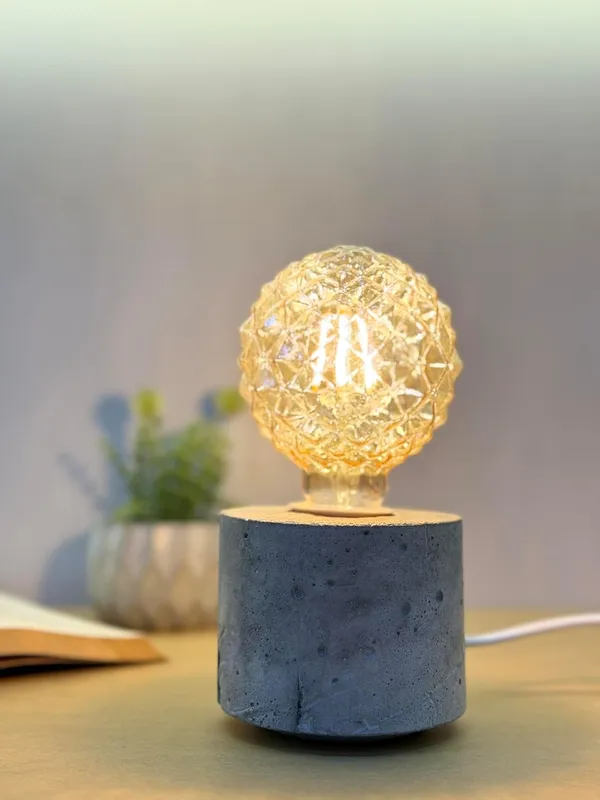 Cappadocia_Concrete_Table_Lamp_with_LED_Designer_Bulb_|_Grey_|_10W_X_8H_Cm