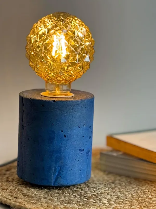 Cappadocia_Concrete_Table_Lamp_with_LED_Designer_Bulb_|_Blue_|_10W_X_8H_Cm