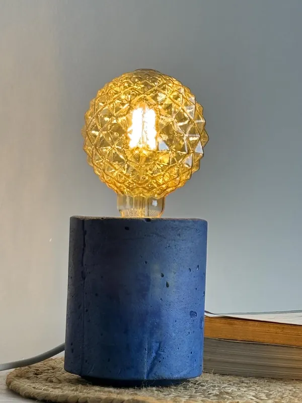 Cappadocia_Concrete_Table_Lamp_with_LED_Designer_Bulb_|_Blue_|_10W_X_8H_Cm