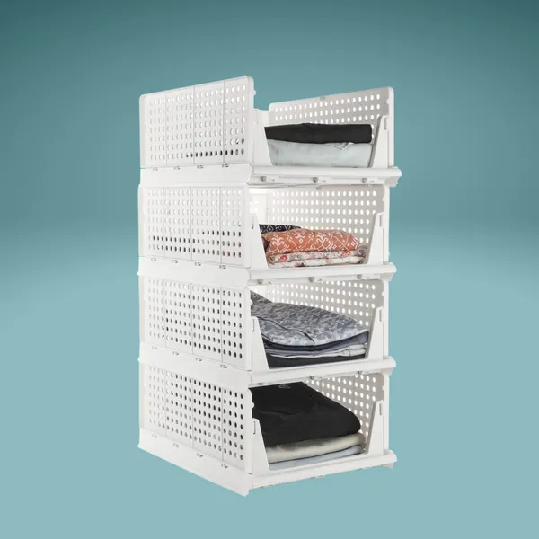 Durable_Plastic_Closet_Organizer_|_Stackable_&_Foldable_Drawer_Storage_Box_For_Clothes,_Shoes_&_Accessories_|_Space-Saving_Wardrobe_Organizer_For_Home_&_Office_(White)_Pack_Of_4_Pcs