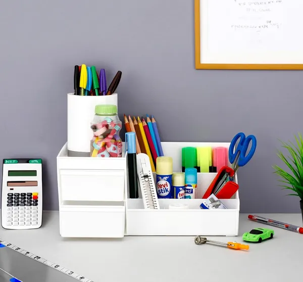 Multi-Compartment_Cosmetic_Organizer_,_Makeup_Storage_Box_With_Drawers,_Ideal_For_Vanity,_Bathroom_&_Dresser_|_(White)_Pack_Of_1_Pcs