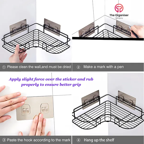 Self-Adhesive_L_Shape_Bathroom_Corner_Shelf,_No_Drilling_Multipurpose_Organizer_Suitable_For_Bathroom_Kitchen_(Black)_Pack_Of_2_Pcs