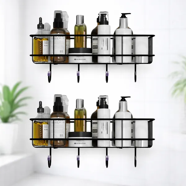 Self-Adhesive_Hook_Shelf_No_Drilling_Multipurpose_Organizer_Suitable_For_Bathroom_Kitchen_(Black)_Pack_Of_2