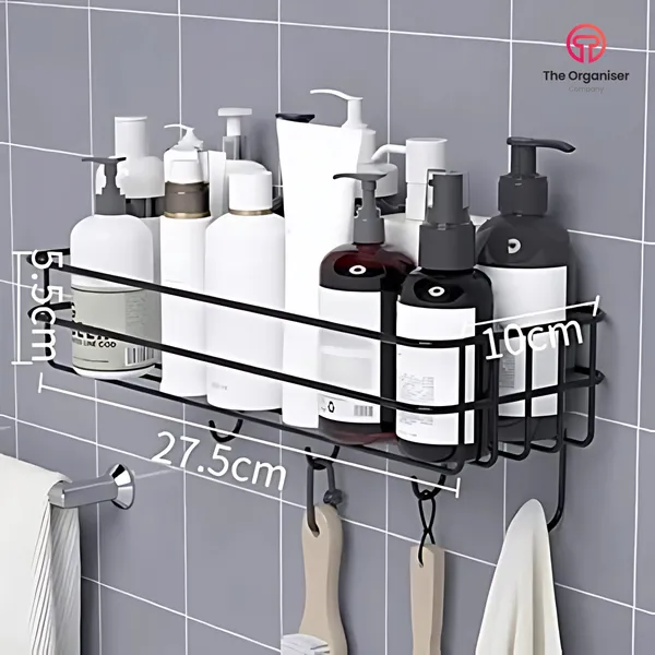 Self-Adhesive_Hook_Shelf_No_Drilling_Multipurpose_Organizer_Suitable_For_Bathroom_Kitchen_(Black)_Pack_Of_2