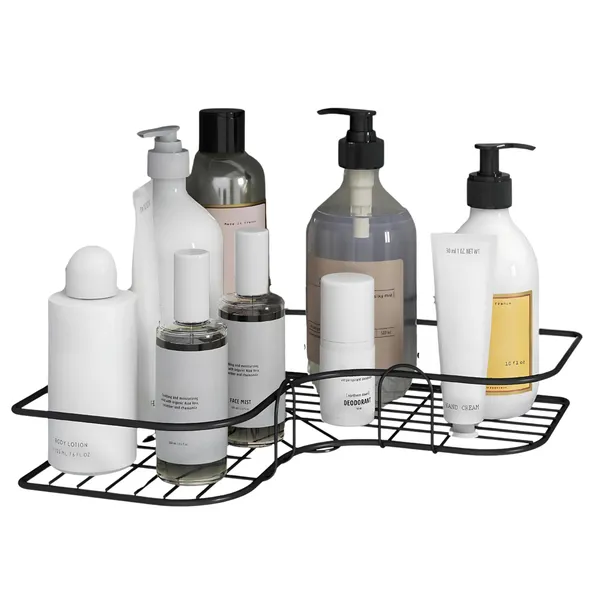 Self-Adhesive_L_Shape_Bathroom_Corner_Shelf,_No_Drilling_Multipurpose_Organizer_Suitable_For_Bathroom_Kitchen_(Black)_Pack_Of_1_Pcs