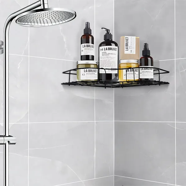 Self-Adhesive_L_Shape_Bathroom_Corner_Shelf,_No_Drilling_Multipurpose_Organizer_Suitable_For_Bathroom_Kitchen_(Black)_Pack_Of_1_Pcs