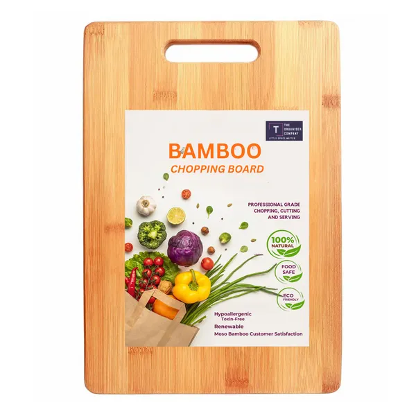 Self_Handle_Bamboo_Wood_Chopping_Board_|_Eco-Friendly_Cutting_Board_For_Vegetables,_Fruits,_Meat_&_Cheese_|_Durable,_Knife-Friendly_Surface_With_Juice_Grooves_(Natural)_Pack_Of_1_Pcs