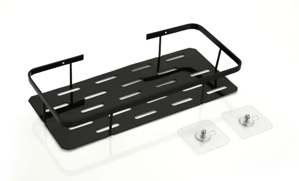 Self_Adhesive_Storage_Shelf_–_Wall_Mounted_Drill_Free_Super_Glue_Technology_Rack_Suitable_For_Bathroom_|_Kitchen_Carbon_Steel_(Black)_Pack_Of_2_Pcs