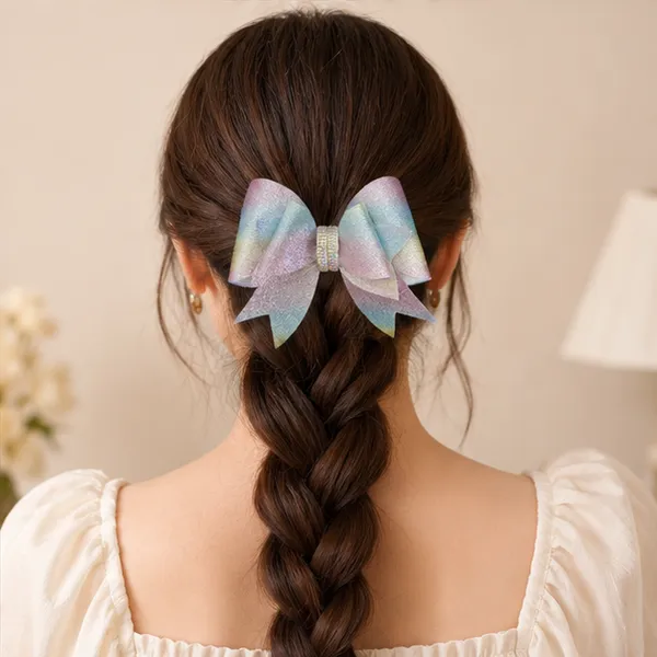 Pastel_Rainbow_Glitter_Bow